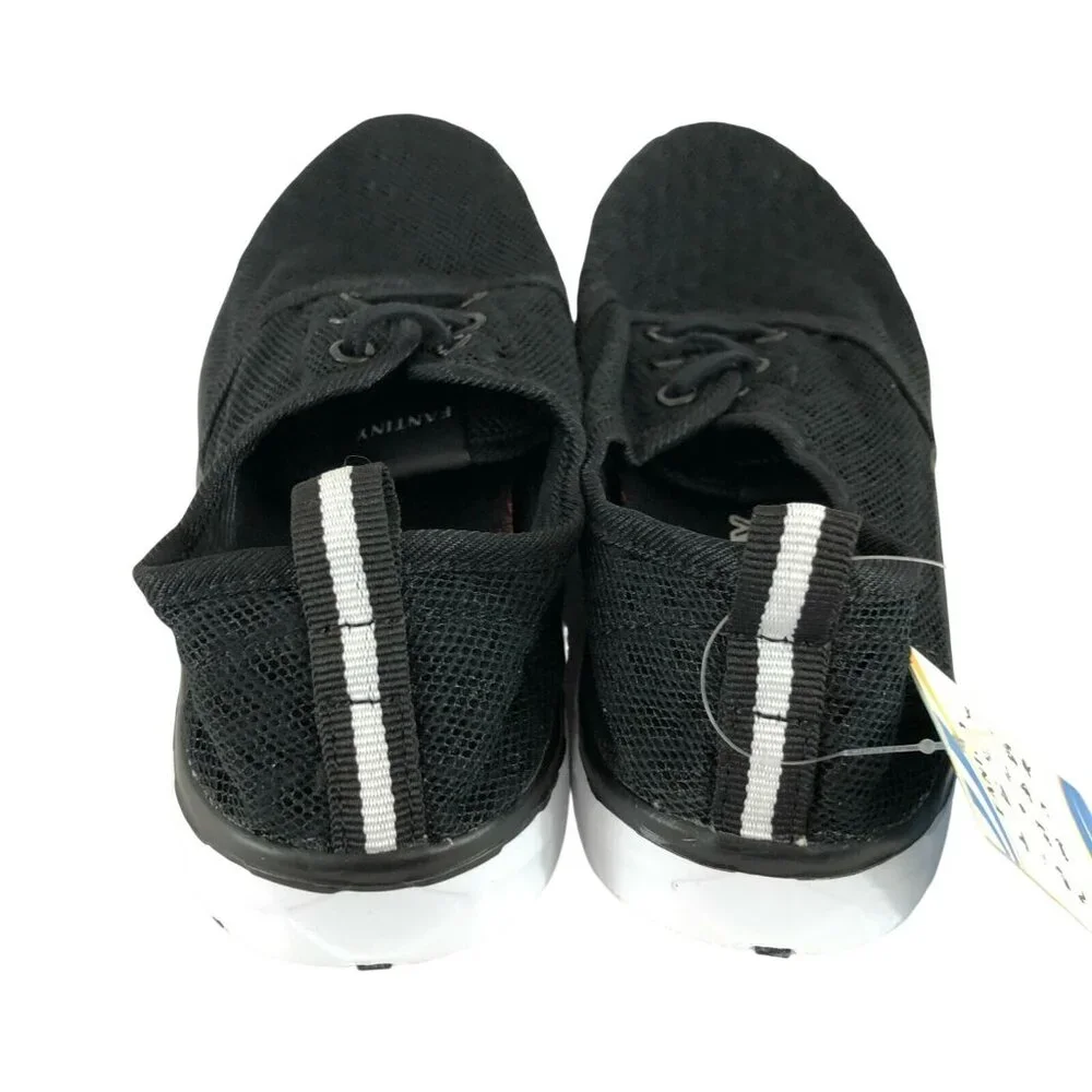 Fantiny Boys Mesh Sneakers Water Shoes Slip On Black Size 35 US 4